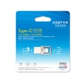 EAGET 128G USB 3.1 + Type-C / USB-C  Interface Metal Twister Flash U Disk, with Micro USB OTG Adapte