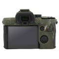 For Sony ILCE7RM5 / A7R5 Litchi Texture Soft Silicone Protective Case(Camouflage)