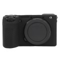 For Sony ILCE-6700 / A6700 Glossy Soft Silicone Protective Case(Black)