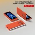 For vivo X Fold3 Skin Feel PC Full Coverage Shockproof Phone Case(Orange)