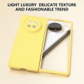 For vivo X Fold3 Skin Feel PC Full Coverage Shockproof Phone Case(Yellow)