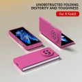 For vivo X Fold3 Skin Feel PC Full Coverage Shockproof Phone Case(Rose Red)