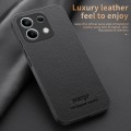 For Xiaomi Redmi Note 13 4G HUIYI Leather Magnetic Phone Case(Black)