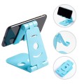 Folding Portable Phone Holder Desktop Lazy Phone Tablet Holder(Blue)