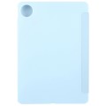 For Huawei MatePad Pro 11 2022/2024 Tri-fold Silicone Leather Tablet Case(Ice Blue)