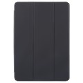 For Huawei MatePad Pro 13.2 Tri-fold Silicone Leather Tablet Case(Black)