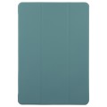 For Huawei MatePad Pro 13.2 Tri-fold Silicone Leather Tablet Case(Dark Green)