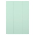 For vivo Pad3 Pro 13.0 Tri-fold Silicone Leather Tablet Case(Green)