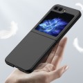 For Samsung Galaxy Z Flip6 2 Parts Skin Feel PC Full Coverage Shockproof Phone Case(Sakura Purple)