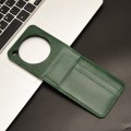 For ZTE nubia Flip / Libero Flip Skin Feel Card Slot Leather Phone Case(Green)