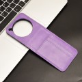 For ZTE nubia Flip / Libero Flip Skin Feel Card Slot Leather Phone Case(Purple)