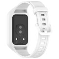 For Honor Band 9 Armor Integrated Silicone Watch Band(White)