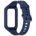For Honor Band 9 Armor Integrated Silicone Watch Band(Midnight Blue)