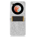 For ZTE nubia Flip / Libero Flip Honeycomb Dot Texture Card Slot Leather Phone Case(Silver)