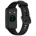 For Huawei Band 9 / 9 NFC Solid Color Colorful Buckle Silicone Watch Band(Black)
