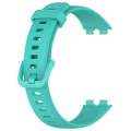 For Huawei Band 9 / 9 NFC Solid Color Colorful Buckle Silicone Watch Band(Teal)