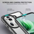 For OPPO Reno11 Global Transparent Acrylic + TPU Shockproof Phone Case(Transparent Black)