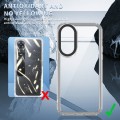 For OPPO A58 5G Global/A78 Global Transparent Acrylic + TPU Shockproof Phone Case(Transparent Black)