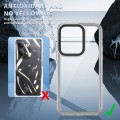 For OPPO Reno9/Reno9 Pro Transparent Acrylic + TPU Shockproof Phone Case(Transparent Black)