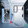 For vivo Y20 2021/iQOO U1x Transparent Acrylic + TPU Shockproof Phone Case(Transparent Black)