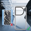 For OnePlus 11/11R/Ace 2 Transparent Acrylic + TPU Shockproof Phone Case(Transparent Black)