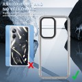 For Realme 10 Pro 5G Transparent Acrylic + TPU Shockproof Phone Case(Transparent Purple)