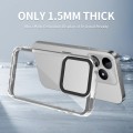 For Realme C53 Transparent Acrylic + TPU Shockproof Phone Case(Transparent Black)