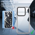 For Realme C53 Transparent Acrylic + TPU Shockproof Phone Case(Transparent Black)