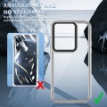 For Realme C55 4G Transparent Acrylic + TPU Shockproof Phone Case(Transparent Black)
