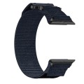 For Apple Watch SE 2023 44mm Nylon Hook And Loop Fastener Watch Band(Blue)