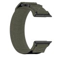 For Apple Watch Series 7 45mm Nylon Hook And Loop Fastener Watch Band(Grey)