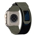 For Apple Watch Series 4 40mm Nylon Hook And Loop Fastener Watch Band(Grey)