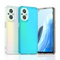 For OPPO Reno8 Z 5G Candy Series TPU Phone Case(Transparent Blue)
