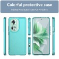For OPPO Reno11 Global Candy Series TPU Phone Case(Transparent Blue)