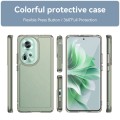 For OPPO Reno11 Global Candy Series TPU Phone Case(Transparent Grey)