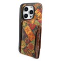 For iPhone 15 Pro Max Card Slot Holder Phone Case(Autumn Yellow)
