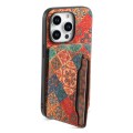 For iPhone 15 Pro Card Slot Holder Phone Case(Winter Blue)