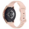 20mm Slim Reverse Buckle Silicone Watch Band(Flesh Pink)