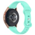 20mm Slim Reverse Buckle Silicone Watch Band(Teal)