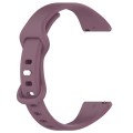 22mm Slim Reverse Buckle Silicone Watch Band(Purple)