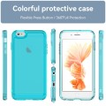 For iPhone 6s Plus Candy Series TPU Phone Case(Transparent Blue)