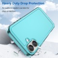 For iPhone 16 Pro Candy Series TPU Phone Case(Transparent Blue)
