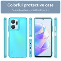 For Honor Play 40 Plus Candy Series TPU Phone Case(Transparent Blue)