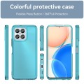 For Honor Play6C Candy Series TPU Phone Case(Transparent Blue)