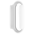 For Xiaomi Mi Band 8 PC + Tempered Film Integrated Protective Watch Case(White)
