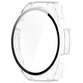 For Xiaomi Haylou Watch R8 PC + Tempered Film Integrated Watch Protective Case(Transparent White)