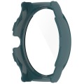 For Xiaomi Haylou Solar Lite R001 PC + Tempered Film Integrated Watch Protective Case(Pine Green)