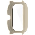 For P66 / P66D / P66ED 1.85 inch Watch PC + Tempered Film Integrated Watch Protective Case(Ivory Whi