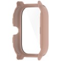 For P66 / P66D / P66ED 1.85 inch Watch PC + Tempered Film Integrated Watch Protective Case(Pink)