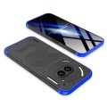 For Nothing Phone 2a GKK Three Stage Splicing Full Coverage PC Phone Case(Black Blue)
